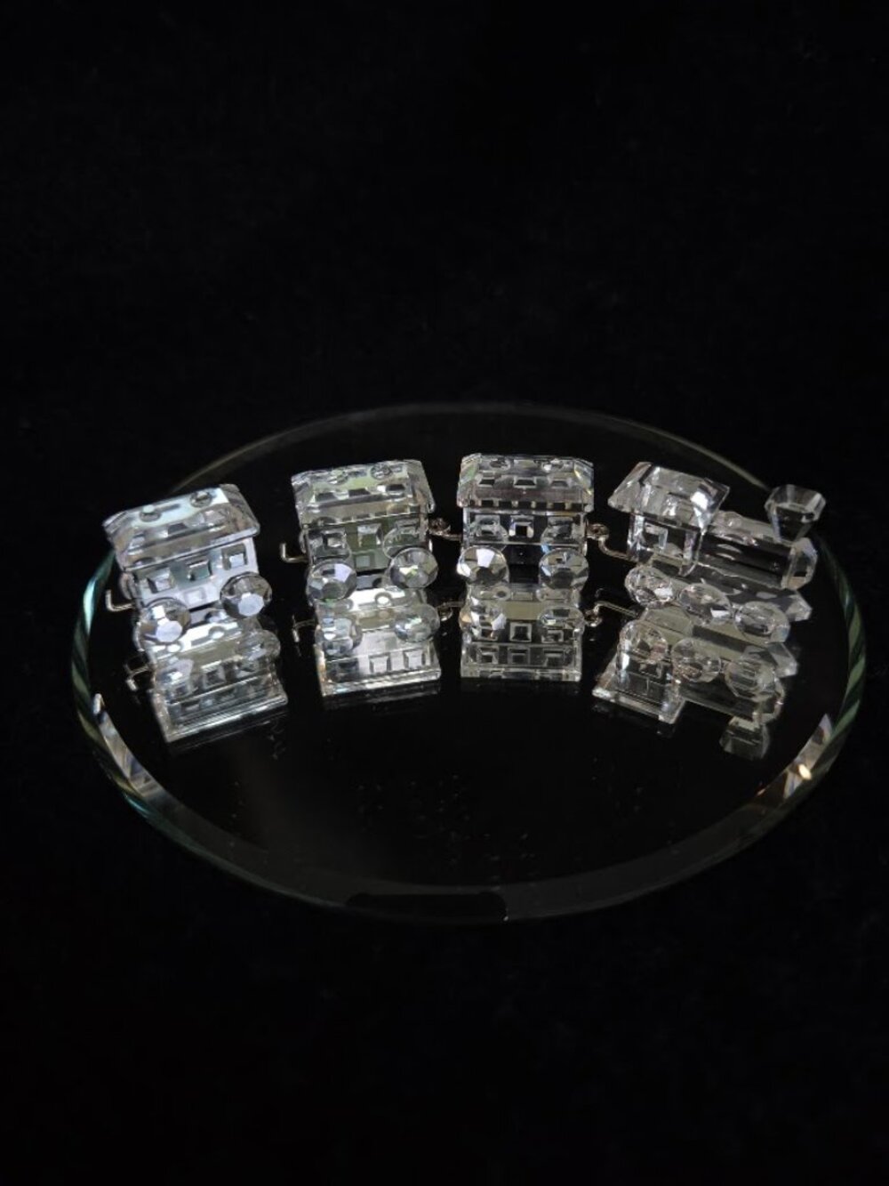 Swarovski Crystal Train Set - INCOMPLETE & DAMAGED / Replacement Parts